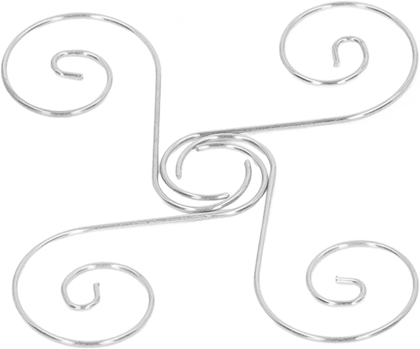 600Pcs Stainless Steel Ornament S Hooks Set - No Rust, Durable Decorative Hanging Hooks for Christmas and Holiday Party Decorations