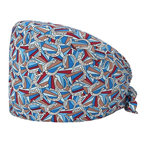 Mujeres con banda de sudor exfoliante hombres para gorra bouffant y gorra con botones gorra gorra de béisbol gorra niña 10 años, D, Talla única Cover