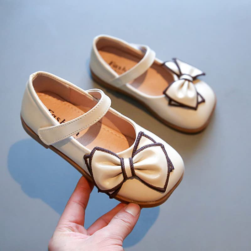MATERUIEYES Sweet Style Pu Shoes Soft Bottom Bow Little Girl Single Shoes2