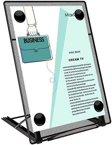 MaxGear Desktop Document Holder Stand Adjustable Copy Holders Foldable ...