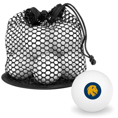 GRAPHICS & MORE East Texas A&M Primary Logo Novelty Table Tennis Ping Pong Ball 12 Pack with Storage Bag