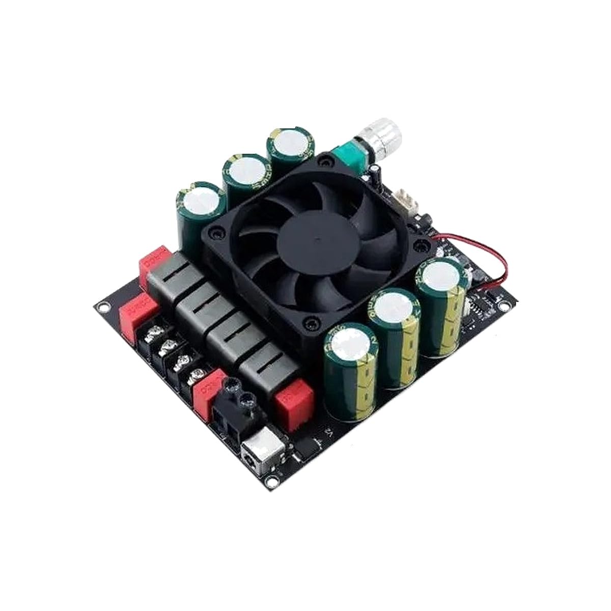 ZK-6002 Power Amplifier Board TPA3255 Thicken HiFi Modulation Amplifiers 600W+600W with High/Low Frequency Adjustment