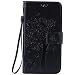 Produktbild Nancen Compatible with Handyhülle LG K7 / LG K8 / LG Tribute 5 Flip Schutzhülle Zubehör Lederhülle mit Silikon Back Cover PU Leder Handytasche