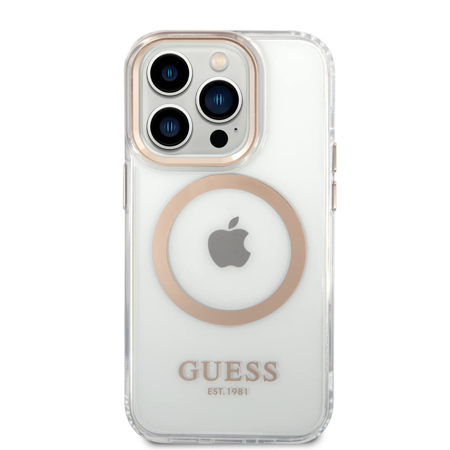 Guess Guhmp14Xhtrmd Iphone 14 Pro Max6,7 Złoty/Oro Custodia