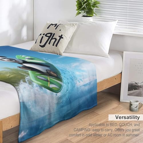 Couverture panda impression 3D couvre-lit flannel drap de lit 130x180cm