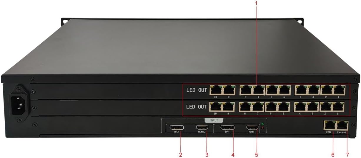 TS20 LINSN Big Sender Series 4K LED Screen Controller