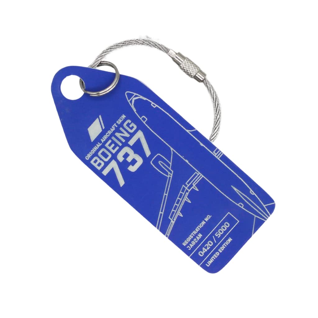 セット】ANA B737-700 + タグ キーホルダー 1/400 セット】 ANA B737