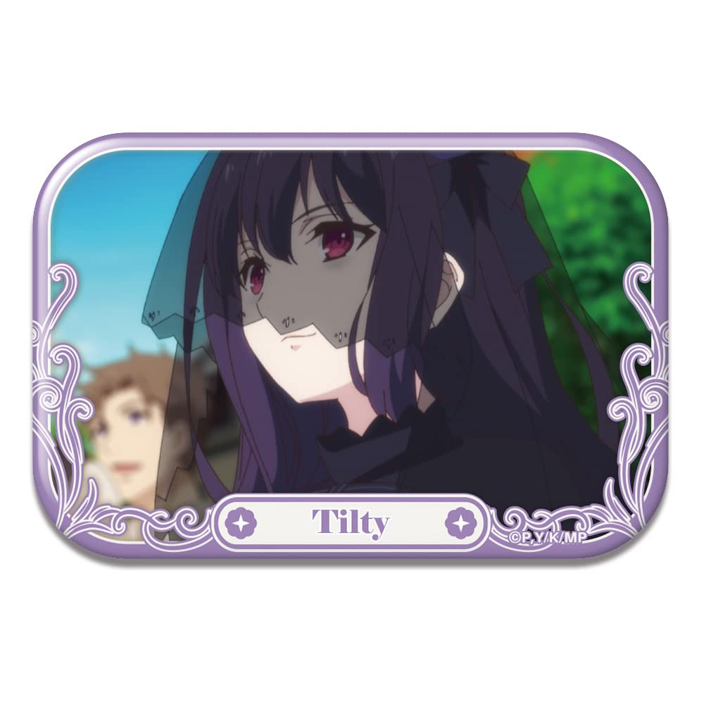 Amazon | 転生王女と天才令嬢の魔法革命 長方形缶バッジ ティルティ