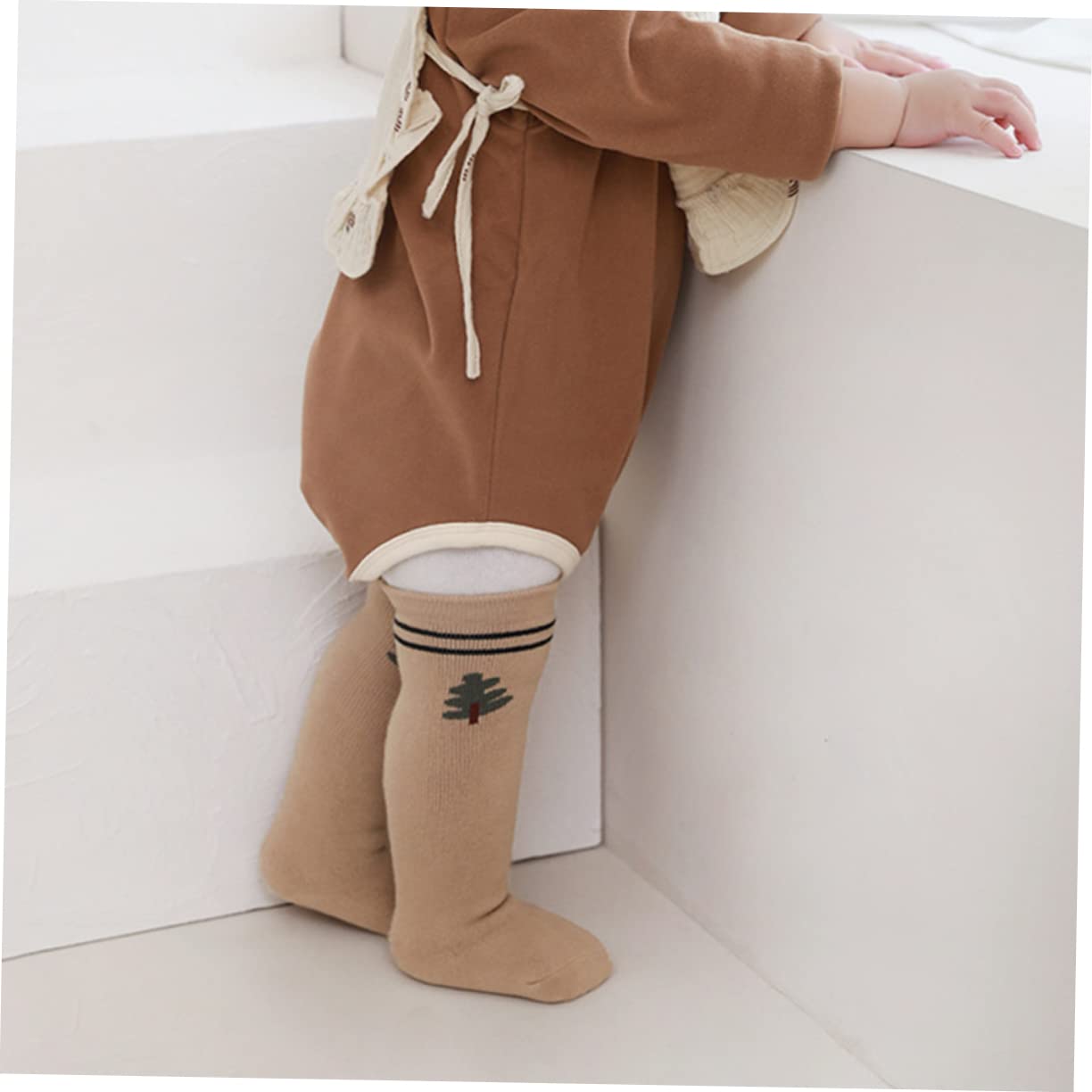 Kisangel 5pares Calcetines Largos Antideslizantes Para Bebés Gruesos y Cálidos Transpirables Para Invierno Unisex Talla Años