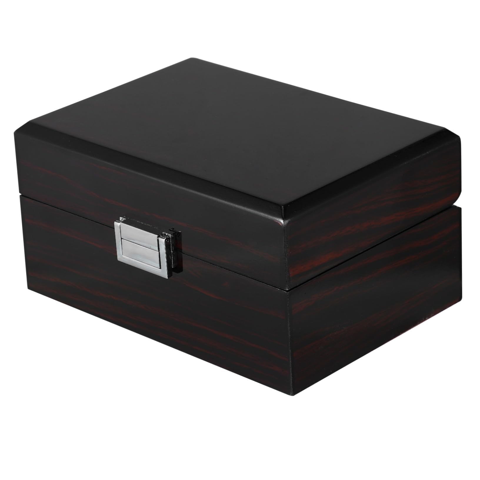 Healvian Estuche Organizador de Relojes Mini de Madera Negro