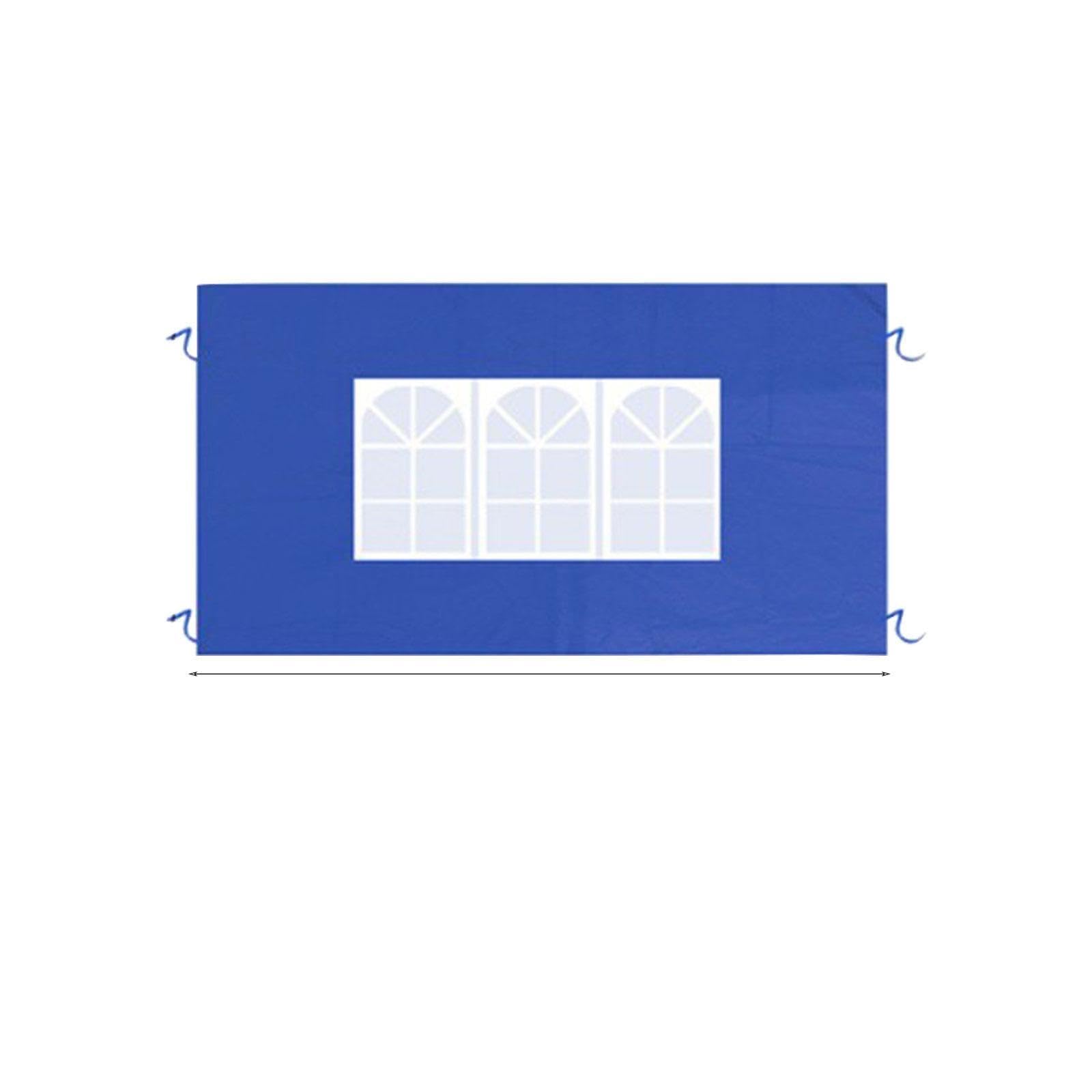 side wall panel portable replacement tent sidewall for sunshade awning patio blue