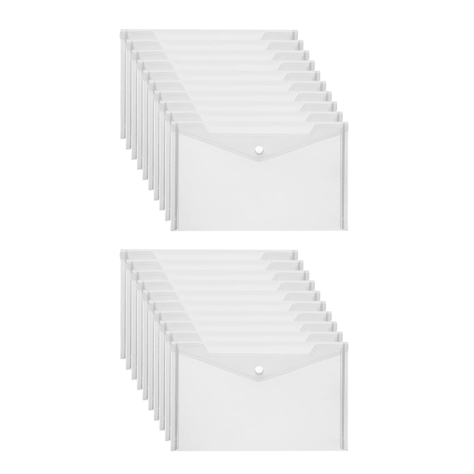 Tsophreniq Of 20/30 Easy File Management Sleeves Document Expanding Wallet Multipurpose Pouches Document Sleeves