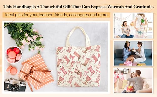 Bolso Tote Rosa con Lazo para Mujer miniatura 6