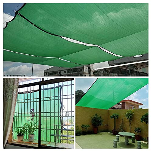 Filet d'ombrage vert 90% bâche respirante ajustable avec œillets - 8
