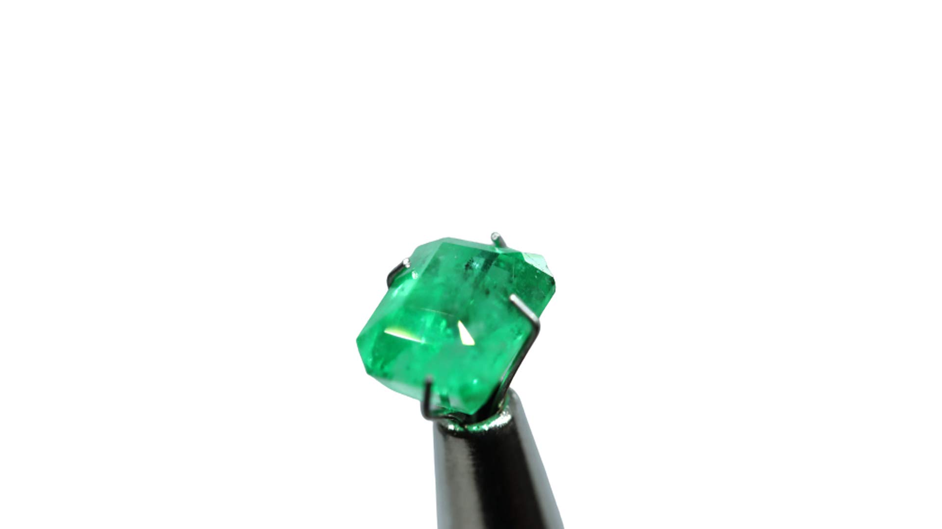 ANFA 2.17 Carat Natural Brazilian Emerald in Emerald cut Gems