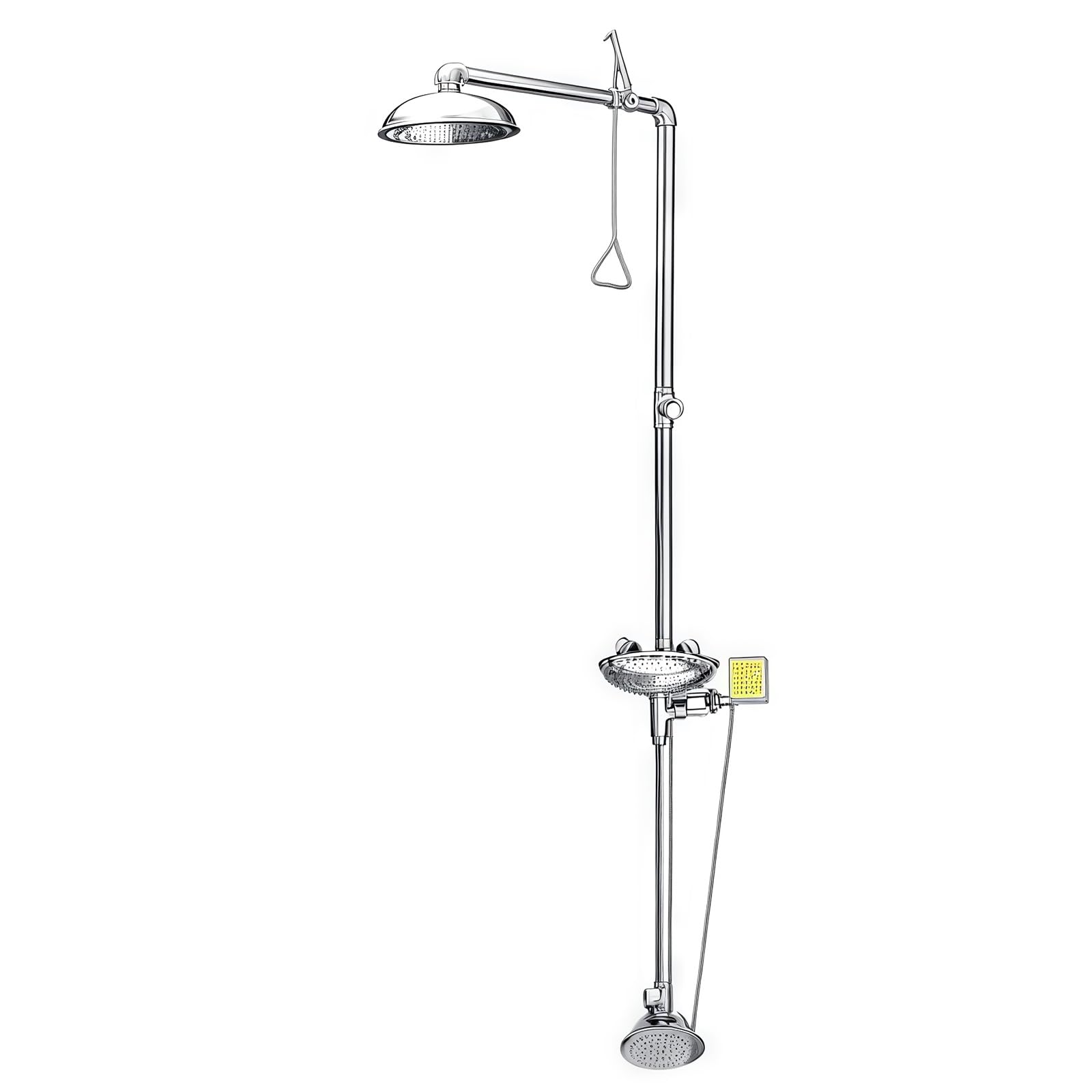 ZTCHSENZT Safety Eyewash,Eye Wash And Shower Station, Emergency Safety Eye Wash And Shower Combination Kit, Suitable For Factories And Laboratories