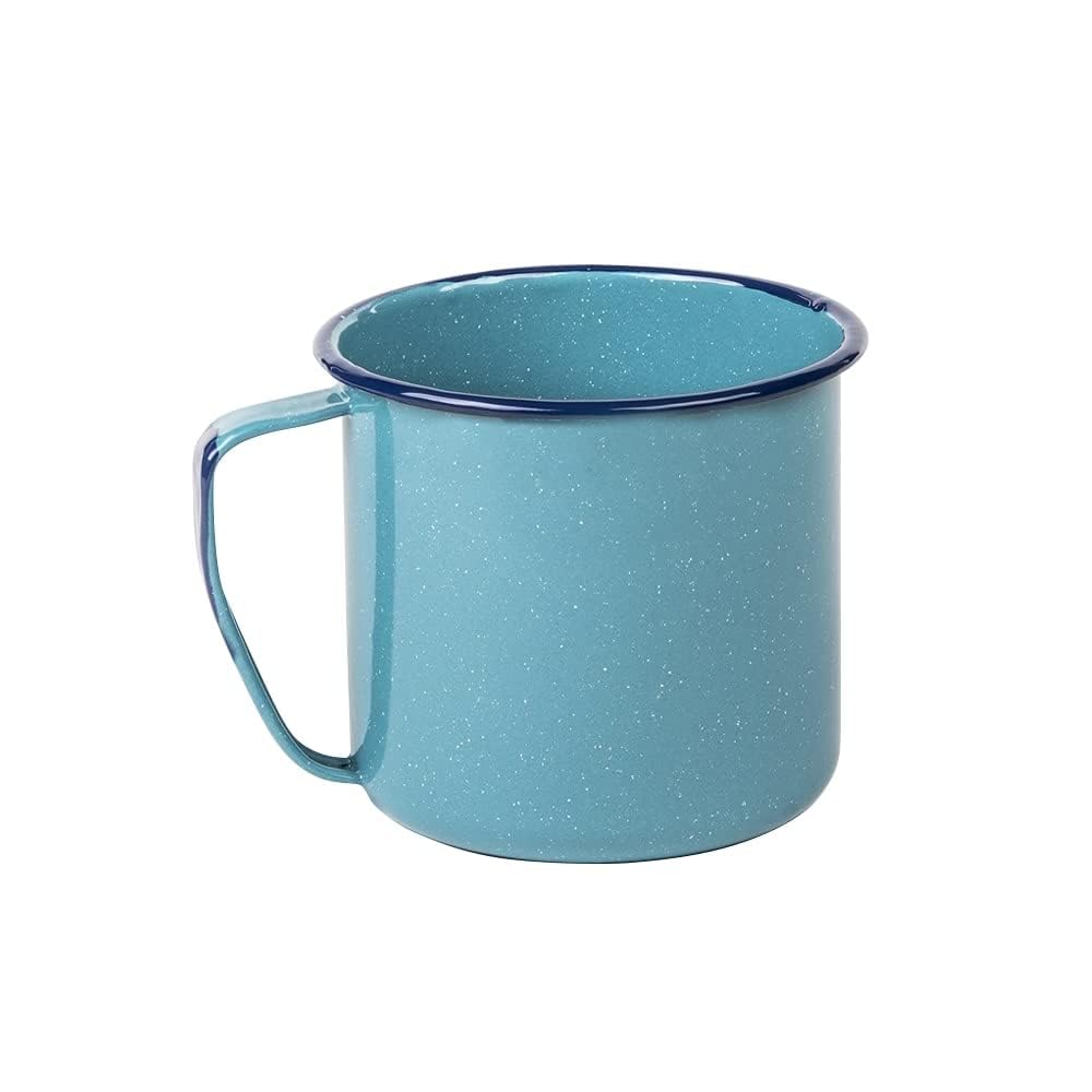 Granite Ware4-Quart Coffee Warmer Mug - Lightweight, Heat-Resistant, Dishwasher Safe - Ideal for Heating Water, Soup, Hot Chocolate - Indoor & Outdoor Use, Thermal Shock Resistant (Turquoise Blue)