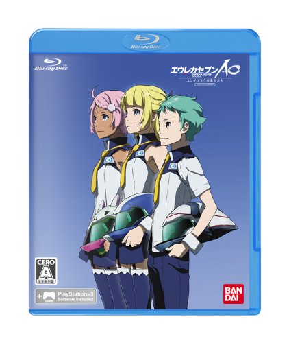 Eureka Seven AO Jungfrau no Hanabanatachi Game & OVA Hybrid Disc Japan Import
