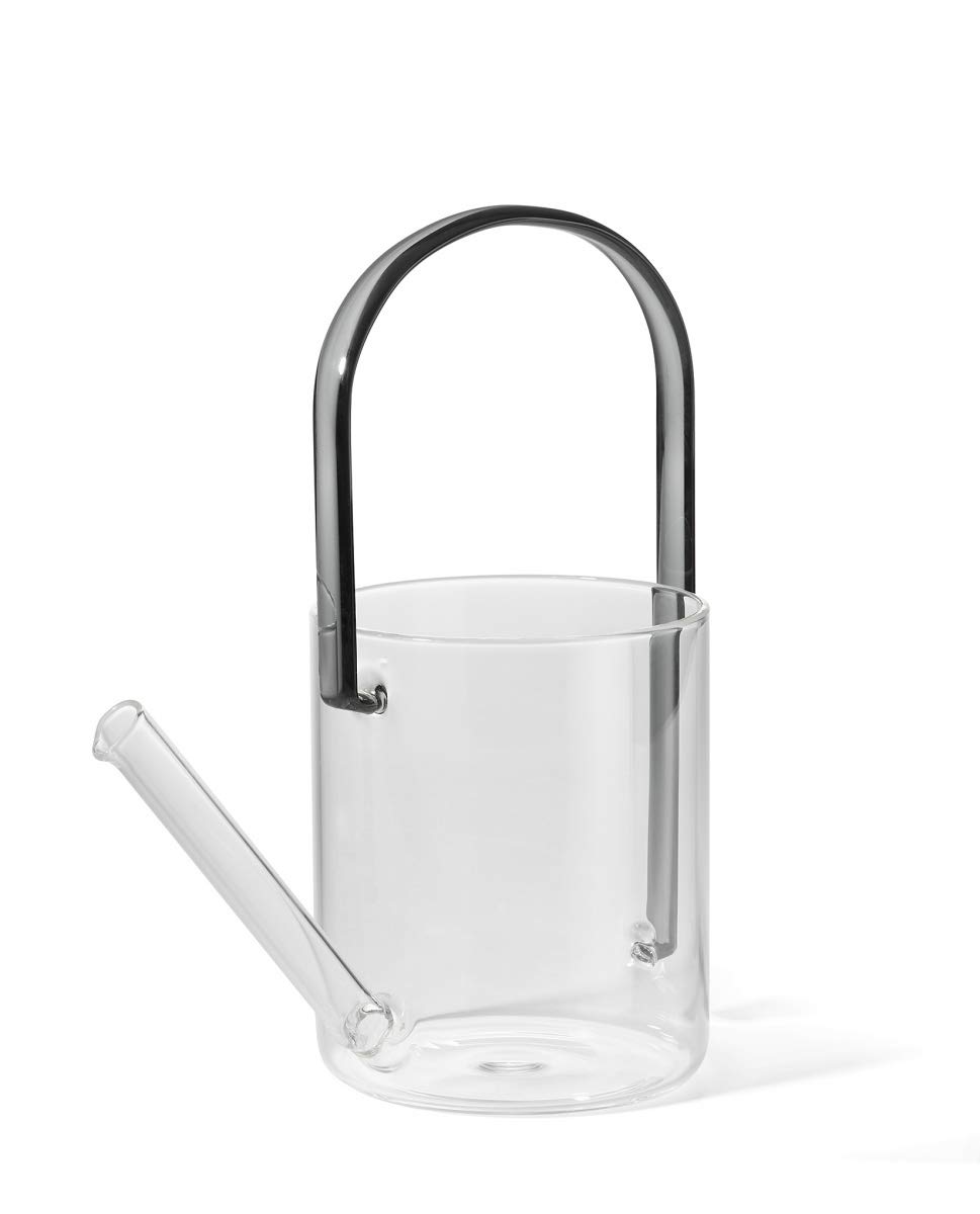 Philippi - Fresh Giesskanne - 100% Borosilikatglas - Designergießkanne - Glaskunst zum Gießen Aller Balkon- und Zimmerpflanzen - 0,8L