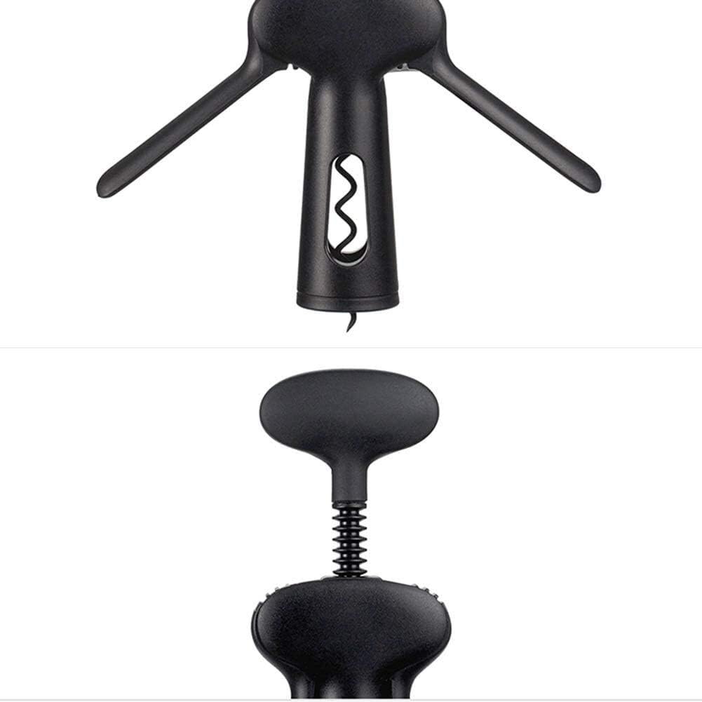 Multifunctional Corkscrew,Handheld Corkscrew,Airfoil Wine Opener Compact Portable Home Wine Bottle Wood Chip Remover Labor Saving Fast