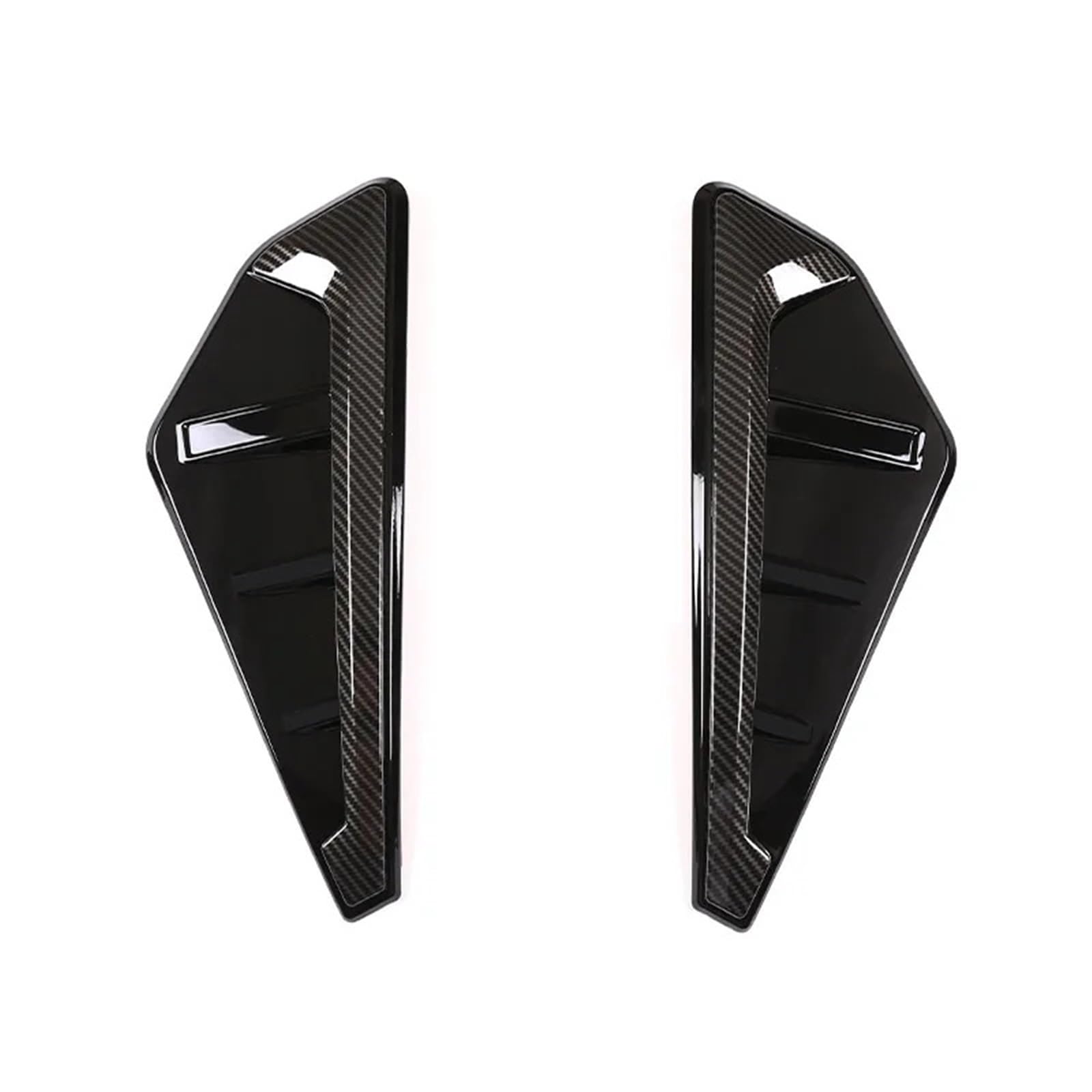PYTAGHS Car side wing trim Fit For X5 G05 X5M F95 2019-2022 Car Shark Gill Side Fender Vent Cover Trim Sticker(Carbon fiber)