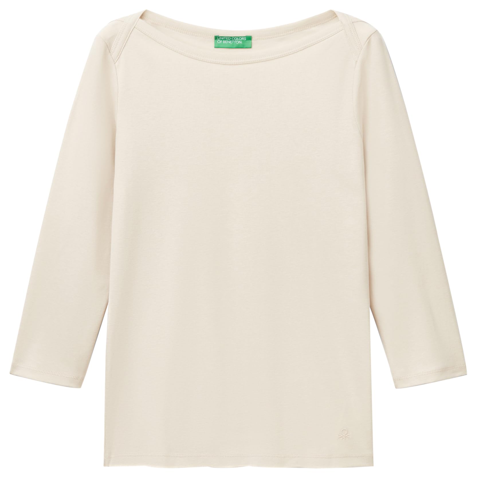 United Colors of Benetton Women's Jersey M/L 3ga2e16a1 T-Shirt, Beige 152, XXS