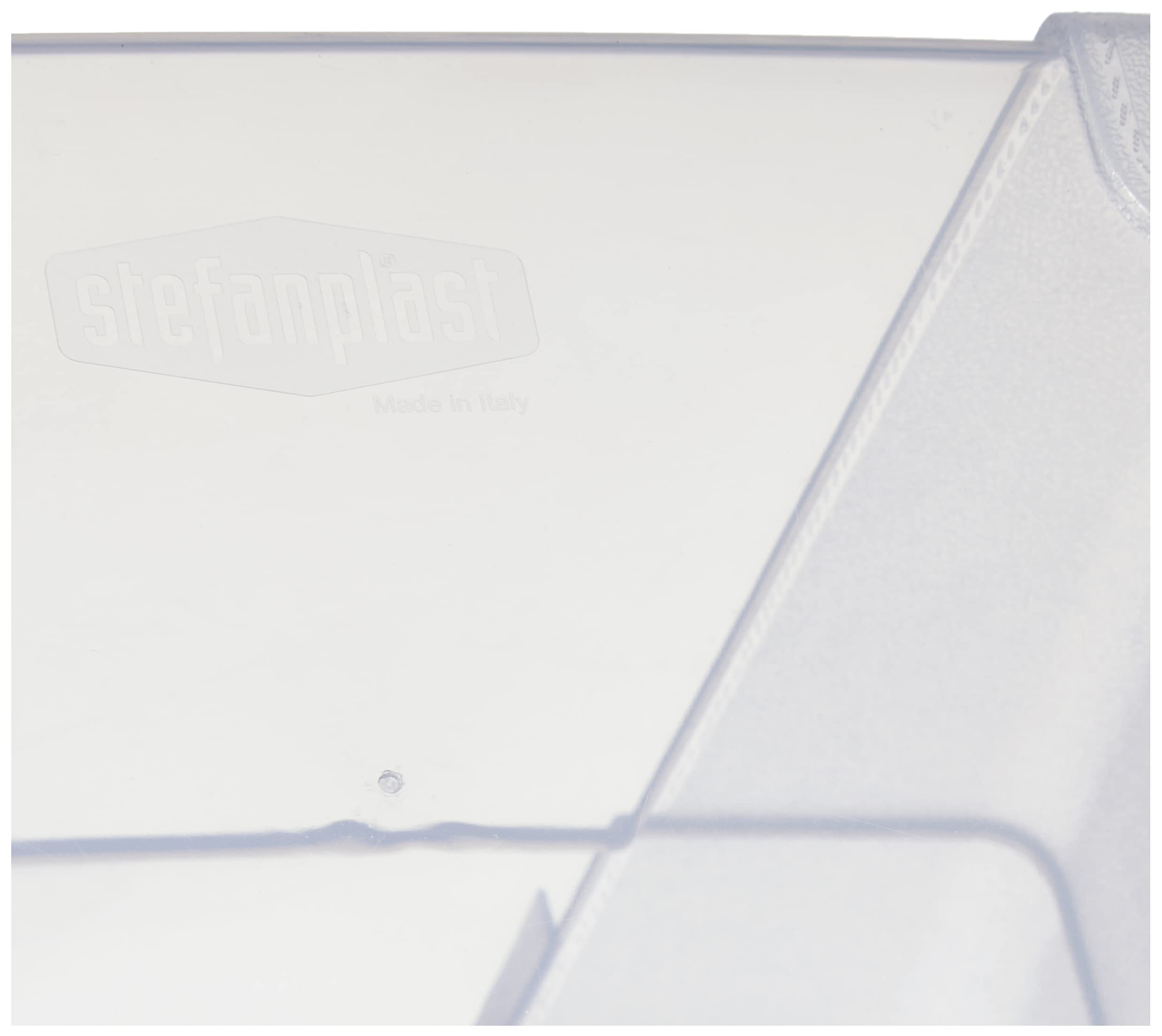 Stefanplast 3870420 Visualbox, Scatola di plastica, Bianco Trasparente, 39 x 29 x 24 cm