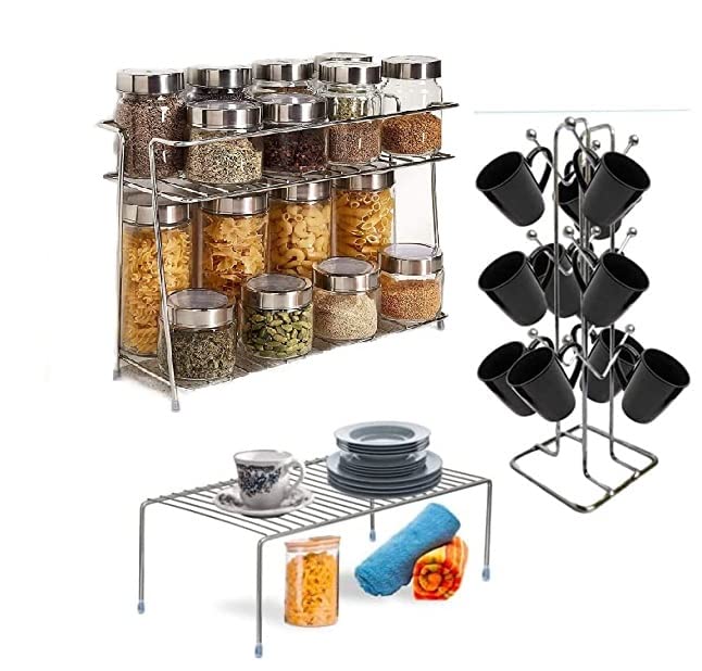 Buy 12FOR COLLECTION Heavy Stainless Steel Kitchen Rack, Kitchen