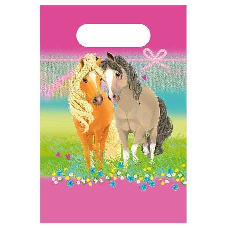 Playflip Set de fiesta XL para cumpleaños infantil, diseño de caballos