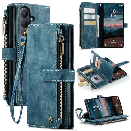Housse cuir PU Samsung S26 5G UEEBAI idéale pour voyager léger en ville avec ses cartes