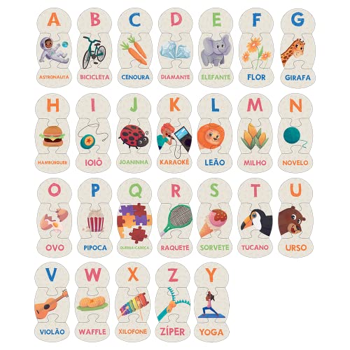Aprendendo o Alfabeto - Toyster Brinquedos, Multicolorido