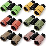 Foilswirl 6 Pack Kid Binoculars Shockproof Mini Compact Binoculars Toys for Girls Boys Small Folding Telescope for Bird Watching Educational Learning Camping Birthday Gifts