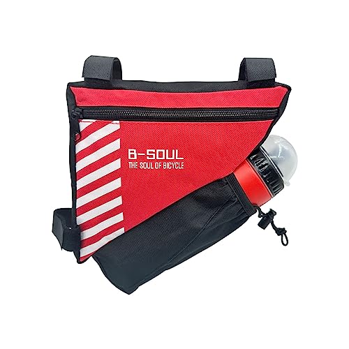 Sac de selle de vélo triangulaire pour ranger vos outils et fixer une bouteille d'eau