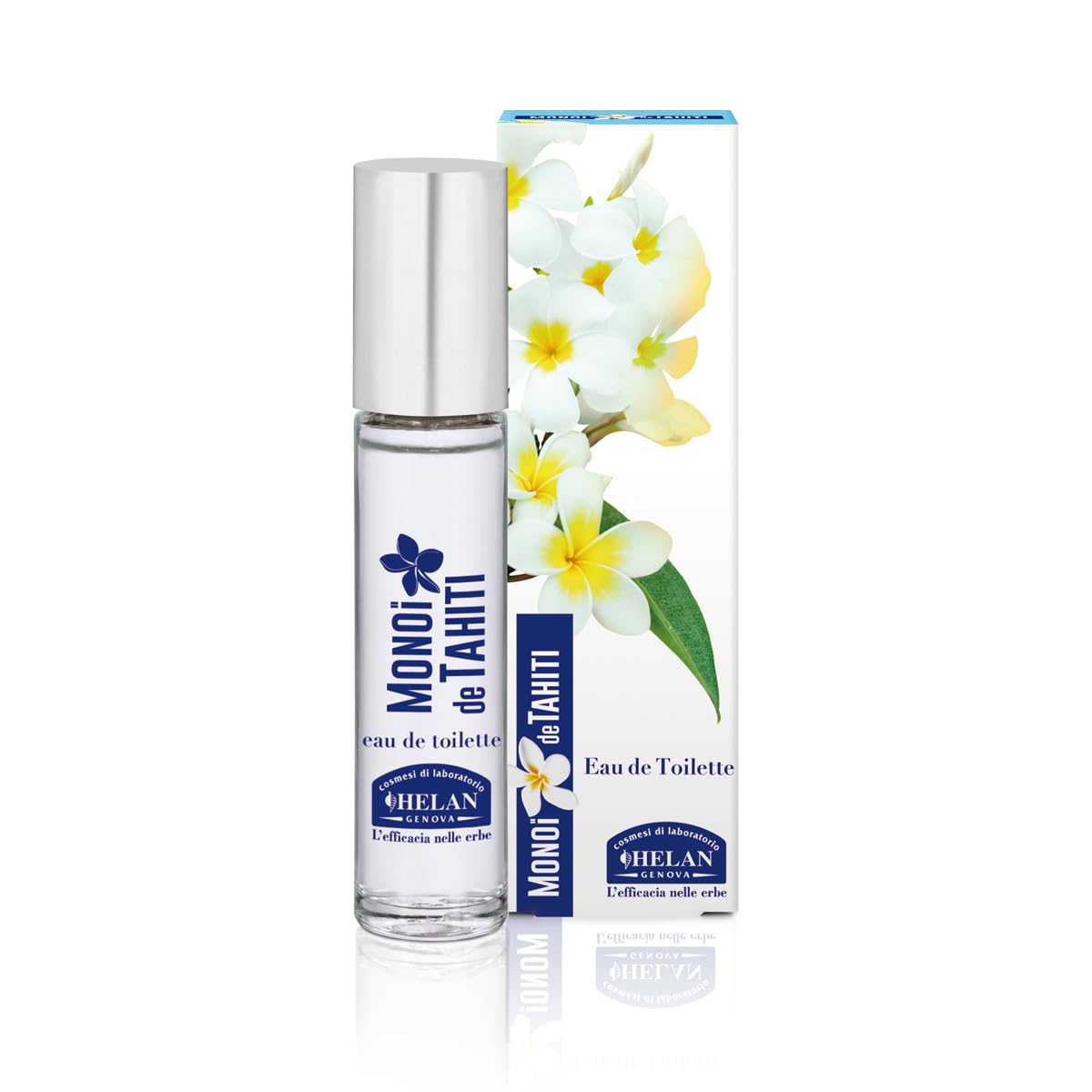 Helan Monoï de Tahiti - Women's Fragrance Floral, Gourmand and Exotic, Light Eau de Toilette with Coconut, Tiare Flowers, Jasmine and Amber Notes, Sweet Vanilla Fragrance, Women's Perfumes 10 ml