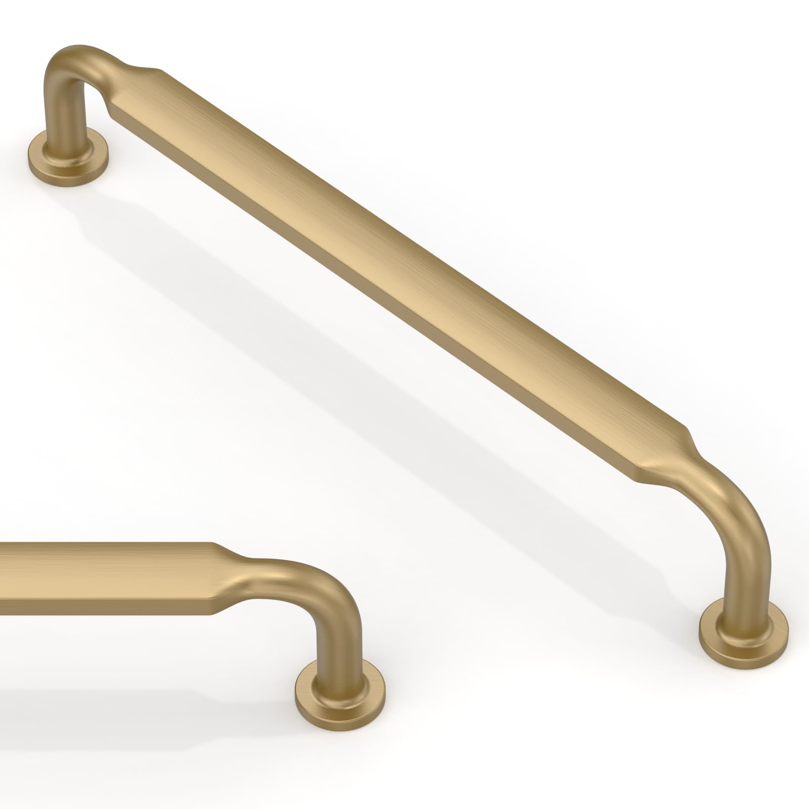 10 Pack Brushed Gold Cabinet Pulls 5 Inch(128mm) Kitchen Cabinet Handles Solid Zinc Alloy Cabinet Hardware Drawer Pulls — Amazon image 13