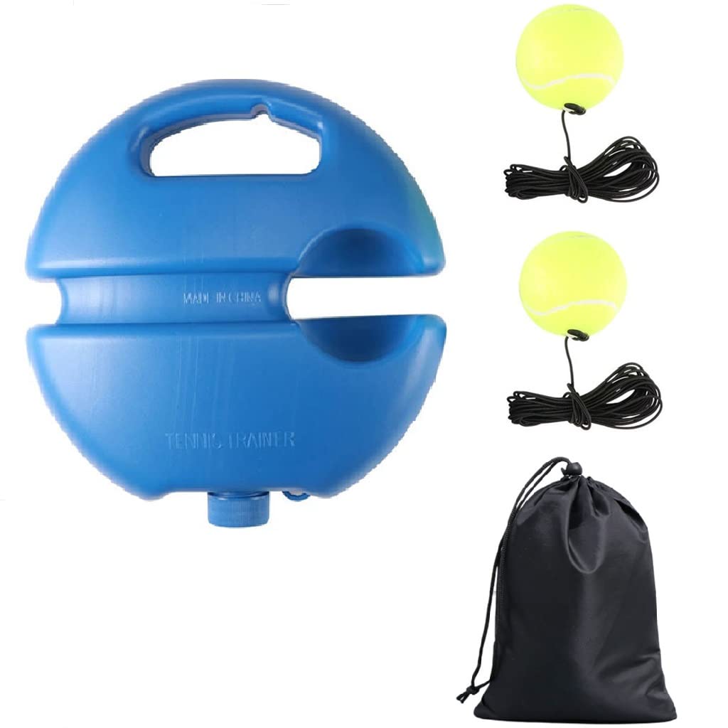 Set da tennis trainer, palla da tennis, per allenamento singolo, con 2 sfere di rimbalzo e borsa di stoccaggio, innovativo gioco di palla per esterni, in The Garden, in The Park for Children and