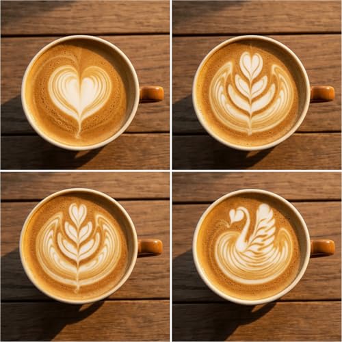 Image of AGARO Milk Frothing Pitcher - 600ml Stainless Steel Coffee Jug with Latte Art Pen | Durable 304 Grade Steel Espresso Pitcher for Milk Frothing, Cappuccino & Barista Tools