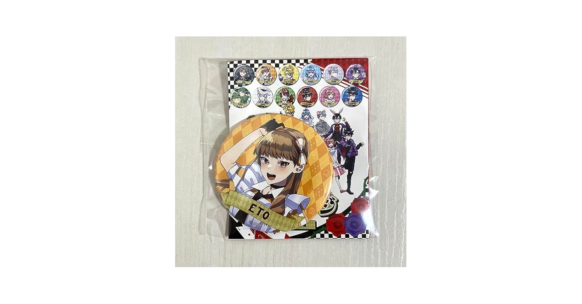カラフルピーチ　からぴち　のあ　えと　るな ワンダーランド　缶バッジ カラフルピーチ からぴち ワンダーランド えとさん 缶バッチ