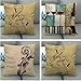 JOVEGSRVA Cuscino per Note Musicali retrò Fodere per Cuscini Decorativi Cuscino 45 Cm X 45 Cm Fodere per Cuscini per Soggiorno Federe per Divano Letto Set di 4