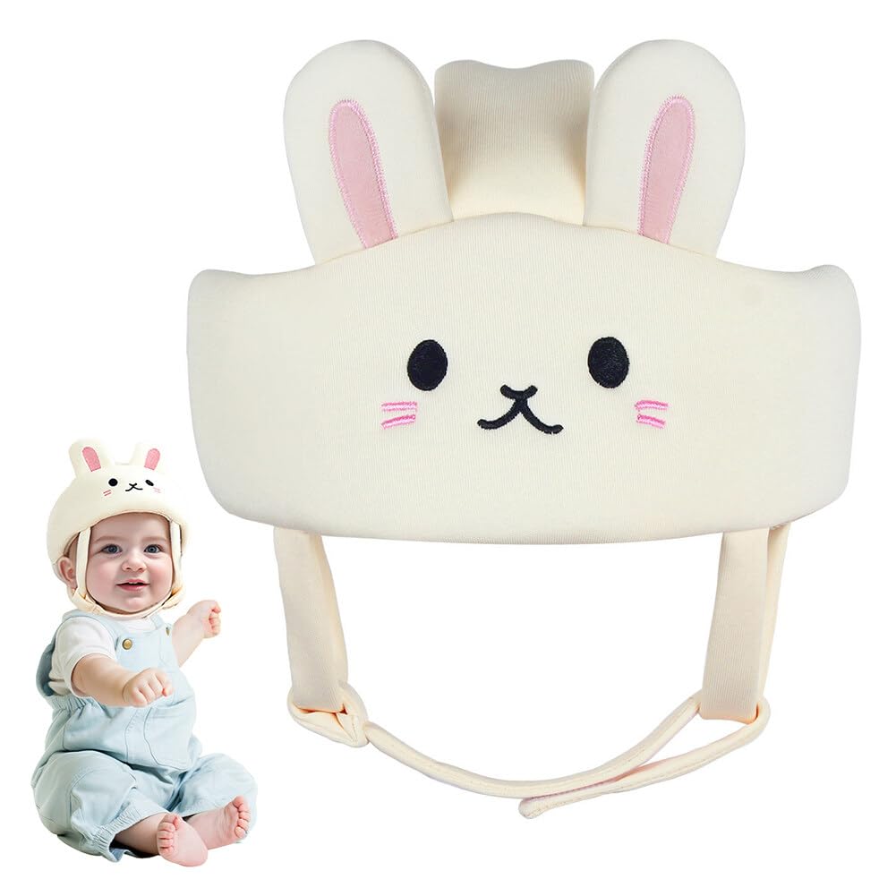 Baby Anti-Collision Hat, Baby Anti-Shock Helmet Baby Safety Helmet Anti-Fall Protection Cap Cotton Adjustable Shockproof Baby Helmet for Learning to Crawl and Walk