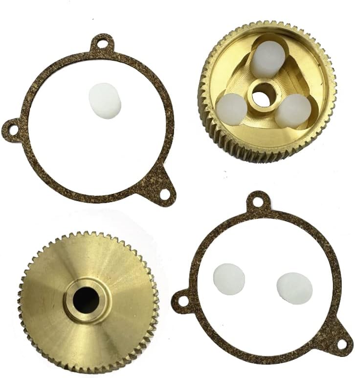 Headlight Motor Repair Kit HD Brass Gear Upgraded Compatible with Chevy Corvette 1988-1996, 16507923 16507924 16507925 16507926 1651005