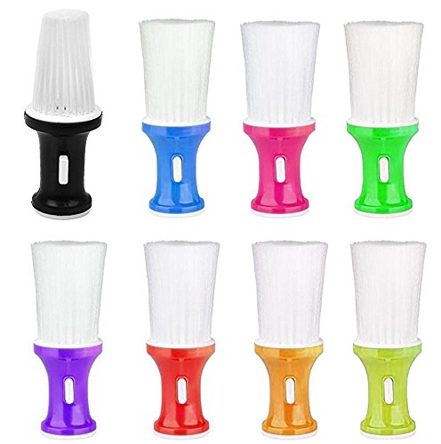 ® Professioneller Staubpinsel mit Tank Talkumpuder für Friseur, Hals, zufällige Farbe