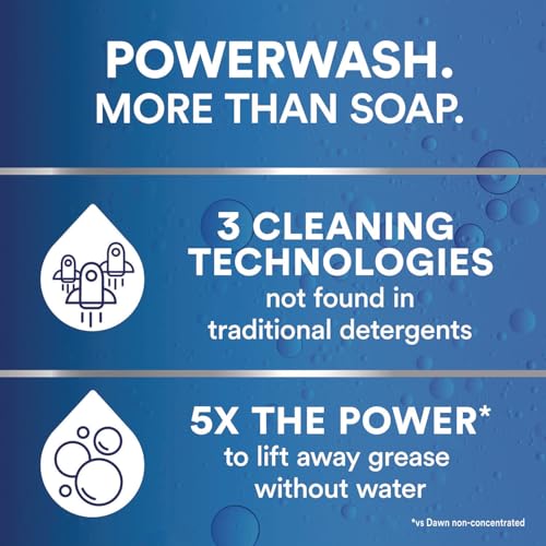 Dawn Heavy Duty Powerwash Commercial Dish Spray, 16 Fl Oz (Pack of 1) bundled with Heavy Duty Sctoch Brite Sponge - Image 7
