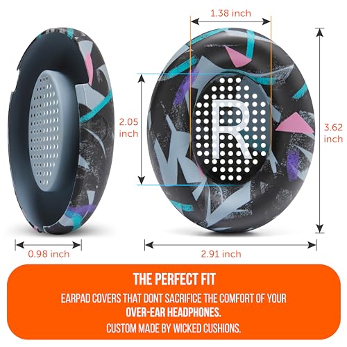 Image of WC SweatZ QC Ultra - Patented Protective Earpad Covers Compatible with Bose QuietComfort Ultra Gen 1 & Gen 2 by Wicked Cushions | Sweatproof & Washable | 90's Black