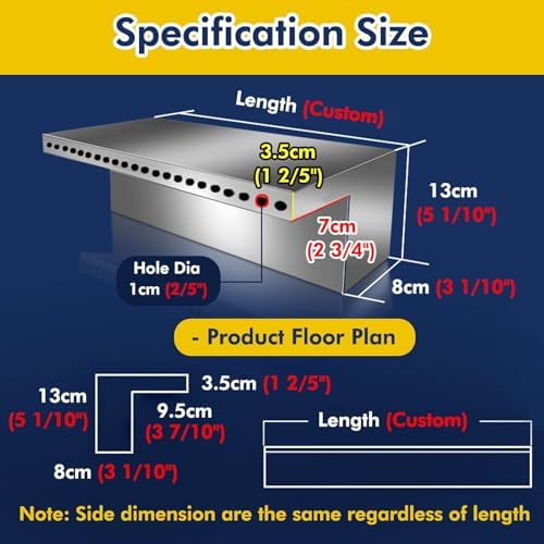 304 Stainless Steel Pool Waterfall Fountain - Flush Mount Spill Box for Inground Pools, Pond Spillway Overflow, Outdoor Decor for Backyard, Aquarium & Garden (65inch)