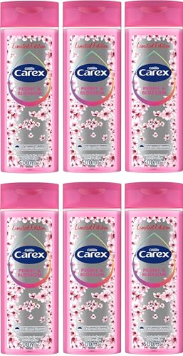 Image of 6x Cussons Carex Peony & Blossom Bath And Shower Gel 500ml