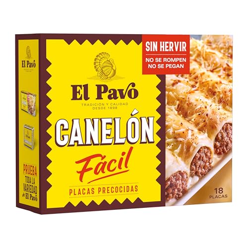 El Pavo · Canelón Instant El Pavo, 18 placas · 125 gramos