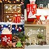 Nepfaivy Stickers Noel Fenetre Electrostatique 192PCS