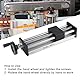 Akozon Slide Linear Stage 2-Achsen-Kugel Manueller Schiebetisch Präzise Führungsplattform 200 Mm Hub Professionelles Zubehör (EBX1610)