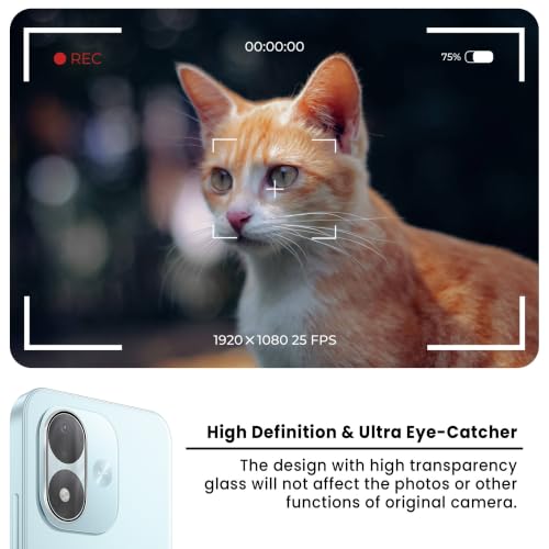 Image of ArmourPro Camera Lens Protector for Redmi Note 17 Tough HD Individual Aluminum Alloy Rings 9H Camera Cover, Scratch-Resistant,Camera Lens Protection| Silver, 1 Pack